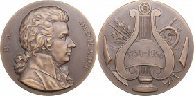 Russia - USSR table medal 200th anniversary of the birth of V.A. Mozart. 1958
144.05 g. 67mm. UNC/UNC Шкурко,Салыков# 147. Rare!