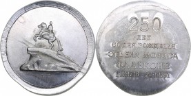 Russia - USSR table medal 250th birth anniversary of Etienne Maurice Falcone (1716-1791)
12.90 g. 55 mm. UNC/UNC Mint luster. П. Бойков Proof impress...