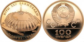Russia - USSR 100 roubles 1979 - Olympics
17.28 . PROOF Gold.