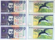 Estonia 500 krooni 1996 (3)
Various series and condition. 3 pc = 1500 EEK. Sold as is, no returns or refunds.