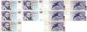 Estonia 500 krooni 2000 (5)
Various series and condition. 5 pc = 2500 EEK. Sold as is, no returns or refunds.