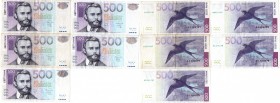 Estonia 500 krooni 2000 (5)
Various series and condition. 5 pc = 2500 EEK. Sold as is, no returns or refunds.