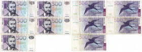 Estonia 500 krooni 2000 (5)
Various series and condition. 5 pc = 2500 EEK. Sold as is, no returns or refunds.