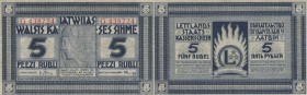 Latvia 5 roubles 1919
VF+