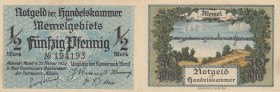 Germany - Memel 1/2 mark 1922
AU