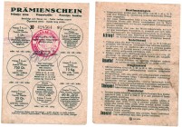 Germany - Collection of Estonian (Ostland) Premium Certificate (Prämienschein) for food 1943 - - Petseri City Government
XF Extremely rare!