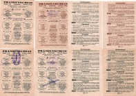Germany - Collection of Estonian (Ostland) Premium Certificates (Prämienschein) for food 1943
Some of coupons are extremely rare! 125 pc.
Kakumäe K...