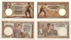 Yugoslavia paper money 1929-1942 (4)
AU - UNC