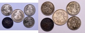 Finland lot of coins 1921-1937 (5)
1921-1937 (5)