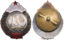 Russia - USSR badge USSR Sailing champion Tallinn 1950
10.45 г. 31x24mm. Rare!