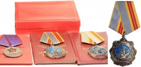 Russia - USSR orders and medals set
One same person. With document. Order of Labour Glory 2nd class; Order of Labour Glory 3rd class; Medal For Labou...
