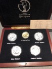 Additional lot: South Korea coins set 2002 FIFA
Ag/ Au