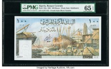 Algeria Banque Centrale d'Algerie 100 Dinars 1.1.1964 Pick 125a PMG Gem Uncirculated 65 EPQ. 

HID09801242017

© 2020 Heritage Auctions | All Rights R...