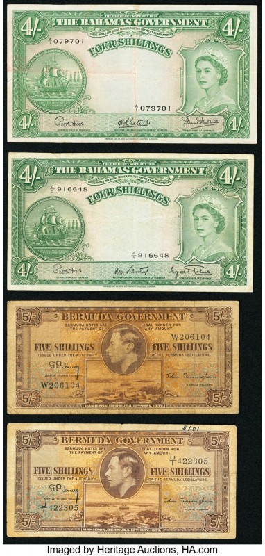 Bermuda Group Lot of 4 Examples Fine-Very Fine. 

HID09801242017

© 2020 Heritag...