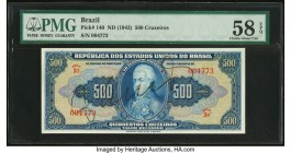 Brazil Tesouro Nacional 500 Cruzeiros ND (1943) Pick 140 PMG Choice About Unc 58 EPQ. 

HID09801242017

© 2020 Heritage Auctions | All Rights Reserved...