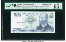 Chile Banco de Chile 10,000 Pesos 1998 Pick S157bs Specimen PMG Gem Uncirculated 65 EPQ. 

HID09801242017

© 2020 Heritage Auctions | All Rights Reser...