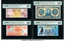 China Central Reserve Bank of China 10 Yuan 1940 (ND 1941) Pick J12h S/M#C297-30a PMG Choice Uncirculated 64; Namibia Bank of Namibia 30 Namibia Dolla...