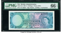Fiji Government of Fiji 5 Shillings 1.9.1964 Pick 51d PMG Gem Uncirculated 66 EPQ. 

HID09801242017

© 2020 Heritage Auctions | All Rights Reserved