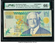 Fiji Reserve Bank of Fiji 2000 Dollars 2000 Pick 103s Commemorative PMG Gem Uncirculated 66 EPQ. 

HID09801242017

© 2020 Heritage Auctions | All Righ...