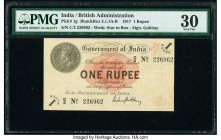 India Government of India 1 Rupee 1917 Pick 1g Jhun3.1.1A-B PMG Very Fine 30. Annotation.

HID09801242017

© 2020 Heritage Auctions | All Rights Reser...