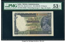 India Government of India 10 Rupees ND (1928-35) Pick 16a Jhun3.8.1A-B PMG About Uncirculated 53 EPQ. Staples holes at issue.

HID09801242017

© 2020 ...