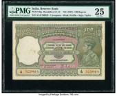 India Reserve Bank of India 100 Rupees ND (1937) Pick 20g Jhun4.7.1C PMG Very Fine 25. Staple holes at issue; spindle holes.

HID09801242017

© 2020 H...