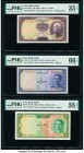 Iran Bank Melli 10 (2); 50 Rials ND (1938); ND (1948) (2) Pick 33Aa; 47; 49 Three Examples PMG Choice Very Fine 35 EPQ; Gem Uncirculated 66 EPQ; About...