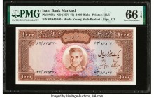Iran Bank Markazi 1000 Rials ND (1971-73) Pick 94c PMG Gem Uncirculated 66 EPQ. 

HID09801242017

© 2020 Heritage Auctions | All Rights Reserved