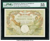 Madagascar Banque de Madagascar 50 Francs ND (1937-47) Pick 38 PMG About Uncirculated 55. 

HID09801242017

© 2020 Heritage Auctions | All Rights Rese...