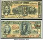 Mexico Banco de Londres y Mexico 10; 20 Pesos 1.10.1913; 2.1.1912 Pick S234; S235 Two Examples Very Fine-Extremely Fine. 

HID09801242017

© 2020 Heri...