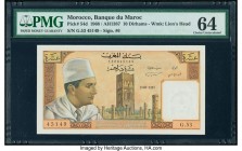 Morocco Banque du Maroc 10 Dirhams 1968 / AH1387 Pick 54d PMG Choice Uncirculated 64. 

HID09801242017

© 2020 Heritage Auctions | All Rights Reserved...