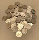 ITALY. Lot of 50 pieces of 500 lire in silver dates and mixed conservation