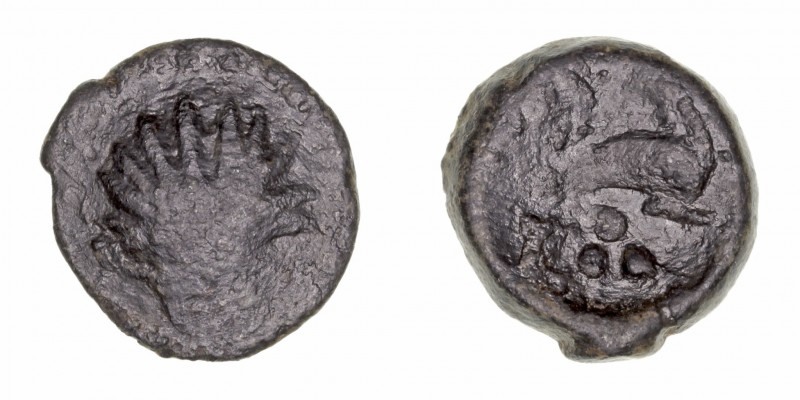 Monedas de la Hispania Antigua
Arse, Sagunto
Cuadrante. AE. (siglo I a.C.). A/...