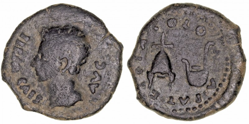 Monedas de la Hispania Antigua
Corduba - Colonia Patricia, Córdoba
Semis. AE. ...