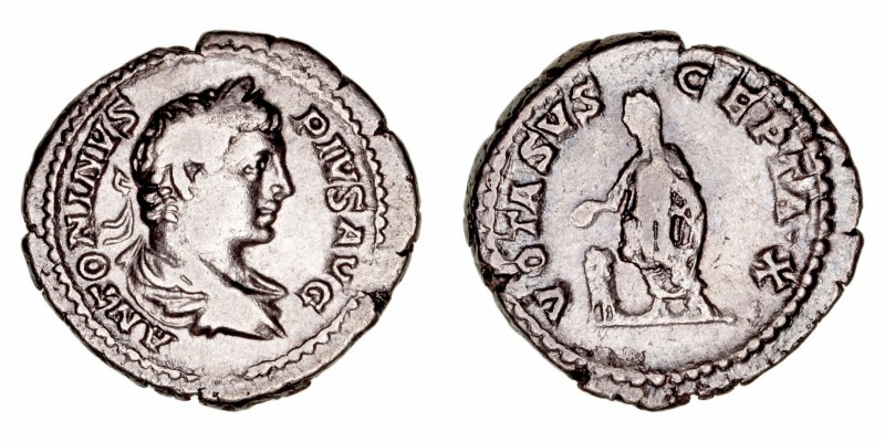 Imperio Romano
Caracalla
Denario. AR. (197-217). R/VOTA SVSCEPTA ·X. 3.22g. RI...