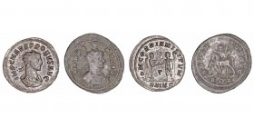 Imperio Romano
Probo
Antoniniano. VE. (276-282). Lote de 2 monedas. R/CONCORDIA MILITVM y ADVENTVS AVG. MBC.