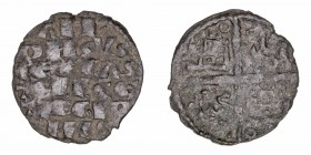 Monedas Medievales
Corona Castellano Leonesa
Alfonso X
Dinero de seis líneas. VE. Marca de ceca roel. Con roel en el primer y tercer cuadrante. 0.9...