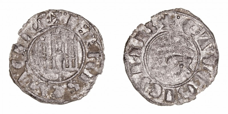 Monedas Medievales
Corona Castellano Leonesa
Alfonso X
Dinero. VE. Burgos. Co...