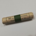 La Peseta
Estado Español
50 Céntimos. Cuproníquel. 1963 *19-65. Cartucho FNMT (contiene 50 monedas). (SC).