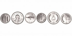 Monedas Extranjeras
Afganistán
Serie de 3 valores. Cuproníquel. 1961. 1, 2 y 5 Afghanis. EBC.
