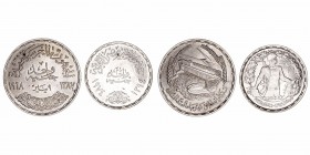 Monedas Extranjeras
Egipto
Pound. AR. Lote de 2 monedas. 1968 Estación de Aswan y 1974 Primer aniversario Guerra de Octubre. KM.415 y 443. EBC+ a EB...
