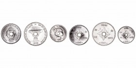 Monedas Extranjeras
Laos
Serie de 3 valores. Sisavang Vong. Aluminio. 1952. 10, 20 y 50 Cents. KM.4/6. SC- a EBC+.