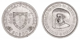 Monedas Extranjeras
Portugal
20 Escudos. AR. 1960. 21.15g. KM.589. EBC.
