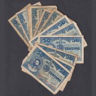 Billetes
Billetes Locales
Reus, C.M. 1937. 50 Céntimos. Lote de 15 billetes. Variados personajes. Serie A (2), B (2), C (3), D (3), E (2) y F (3). M...