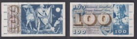 Billetes
Billetes Extranjeros
100 Francos. Suiza. 21 Enero 1965. P.48e. Doblado en ocho partes. (MBC).