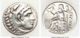 MACEDONIAN KINGDOM. Alexander III the Great (336-323 BC). AR drachm (17mm, 4.10 gm, 12h). VF. Posthumous issue of Magnesia ad Maeandrum, ca. 319-305 B...
