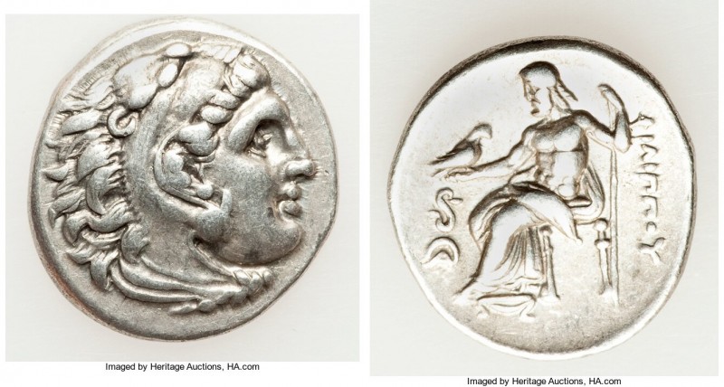 MACEDONIAN KINGDOM. Philip III Arrhidaeus (323-317 BC). AR drachm (18mm, 4.22 gm...