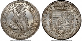 Archduke Ferdinand Taler ND (1564-1595) UNC Details (Cleaned) NGC, Hall mint, Dav-8094. 

HID09801242017

© 2020 Heritage Auctions | All Rights Re...