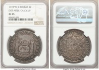 Charles III 8 Reales 1770 PTS-JR XF45 NGC, Potosi mint, KM50. JR dot after CAROLUS.

HID09801242017

© 2020 Heritage Auctions | All Rights Reserve...