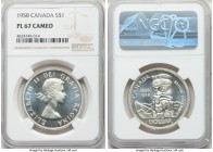 Elizabeth II Prooflike Dollar 1958 PL67 Cameo NGC, Royal Canadian mint, KM55.

HID09801242017

© 2020 Heritage Auctions | All Rights Reserved